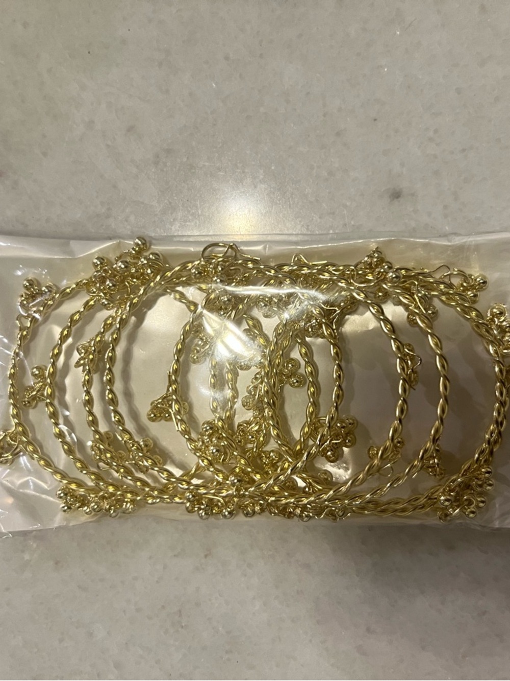 Gold-Tone Twisted Hoop Bracelet Set - Women Jewelry